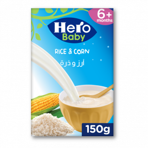 HERO BABY RICE & CORN CEREAL 150 GM